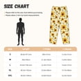 thumbnail image 3 of KLL Womens European-style Pattern Sunflower A Print Pajama Pants Soft Pajama Bottoms for Women Cozy Lounge Pants, 3 of 5