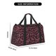 thumbnail image 3 of Fotbe Beautiful Purple Butterflies Bolsa de Viaje con Estampado, Bolsa de Fin de Semana para Mujer con Compartimento para Zapatos, Bolsa de Gimnasio con Bolsillo Húmedo, 3 of 7