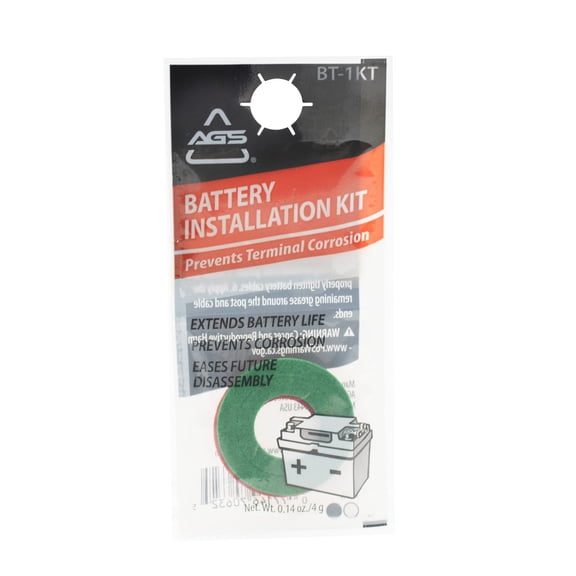 AGS Automotive Solutions Battery Terminal Protection Kit with Grease and Washers