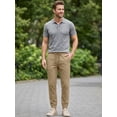 thumbnail image 4 of Pdbokew Men's Lightweight Hiking Pants Breathable Sports Outdoor Jogger Pants with Elastic Waist Khaki 30, 4 of 8