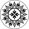 thumbnail image 2 of Large Decorative Sealing Coin .98"-Mandala, 2 of 2