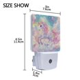 thumbnail image 4 of LED Sensor Night Light Dusk to Dawn Auto ON & Off, Plug-in Rainbow Colors Unicorn, 4 of 7