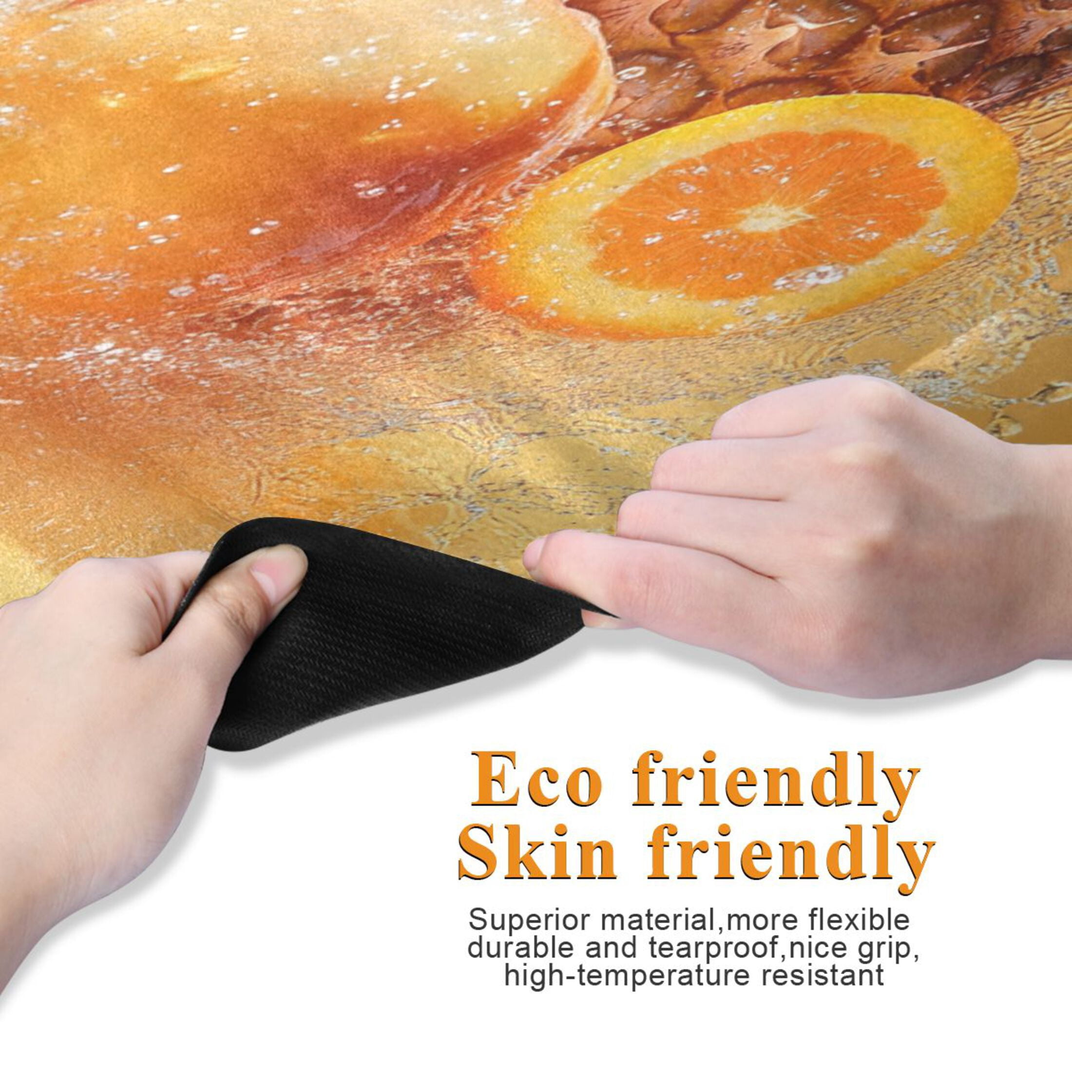 BZSMCE Yoga Mat Women Floating Fruits with Water Splash Fitness Mat