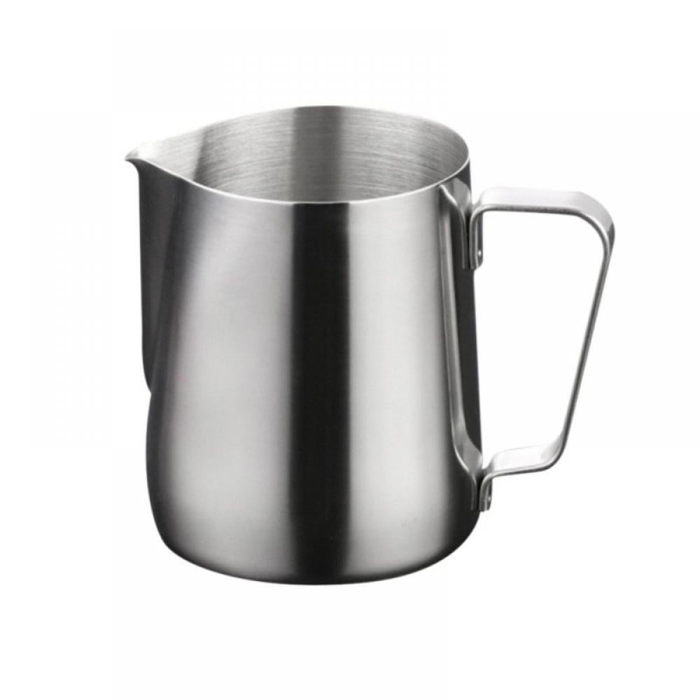 Stainless Steel Milk Frother Cup - Espresso Steaming Pitchers Coffee Foam  Making Pitcher Latte Art Froth Cup Steaming Jug Cappuccino Hot Chocolate 20