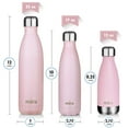 thumbnail image 4 of MIRA 12 oz Double Wall Vacuum Insulated Stainless Steel Water Bottle with Screw Cap, Rose Pink, 4 of 4