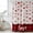 Cream, variant on Valentines Day Shower Curtain, Waterproof Shower Curtains for Bathroom, Red Love Hearts Wooden Plaid Rustic Washable Fabric Bathtub Curtain Set Bath Decor with 12 Hooks Long 72"x84"