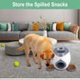 thumbnail image 3 of Automatic Pet Feeder Space Saving Indoor Training Toy For Indoor Outdoor Light Gray, 3 of 6