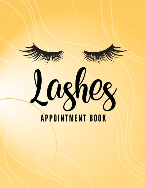 Lashes Appointment Book For Lash Technicians, Eyelash Extension Techs