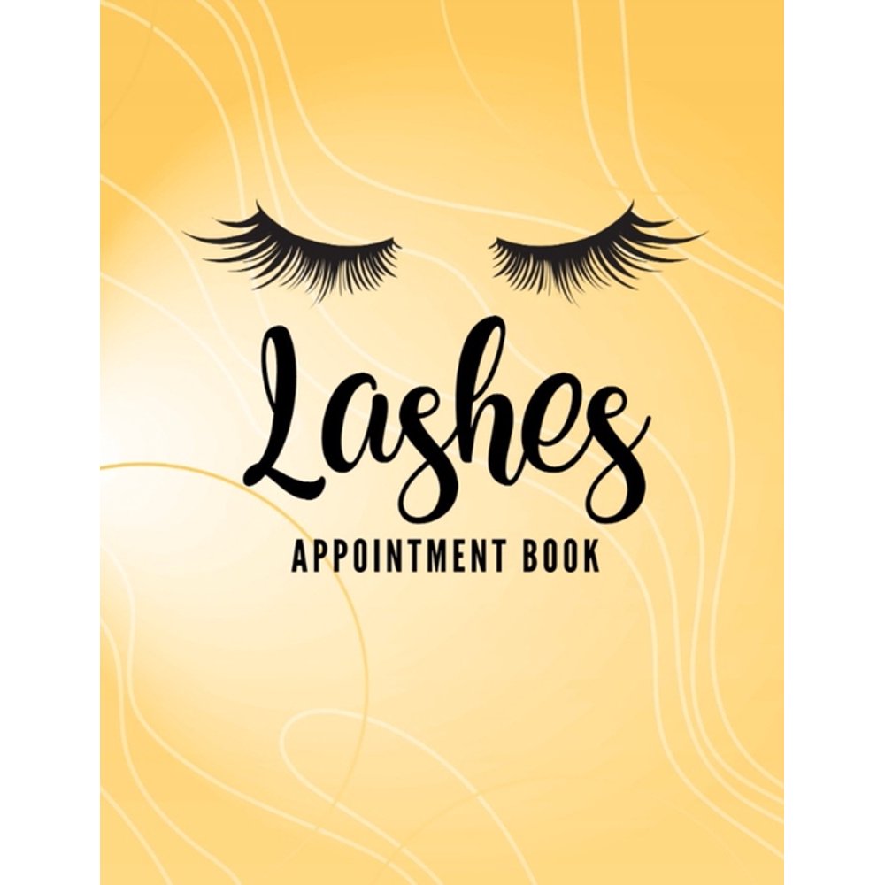Lashes Appointment Book For Lash Technicians, Eyelash Extension Techs
