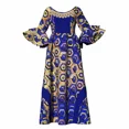 thumbnail image 3 of BintaRealWax African Long Sleeve Dresses for Women Party Wedding Casual Date Dashiki African Dresses for Women Y3819, 3 of 3