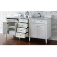 thumbnail image 3 of James Martin Furniture Cottage White Brittany 72-inch Double Vanity Cabinet, 3 of 4