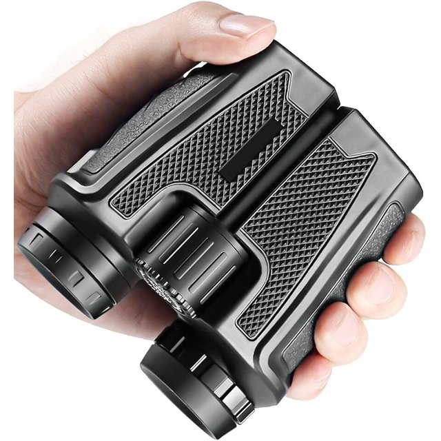 Mini binoculares WEIHJMXG plegables y ligeros para observar aves cazar conciertos y juegos deportivos