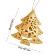 thumbnail image 3 of Christmas Tree Ornament Metal Hanging Craft Xmas Gifts Tree Hanging Craft Collectible DIY Pendant for Home Party Decor Personalized Holiday Gift for Xmas Tree, 3 of 6