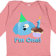 thumbnail image 4 of Inktastic 1st Birthday Puppy Blue Boys Long Sleeve Baby Bodysuit, 4 of 5