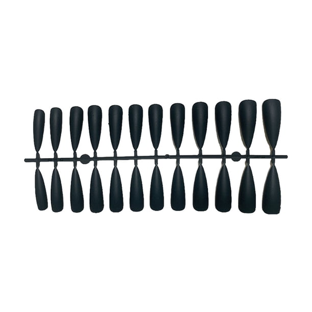 Guardurnaity Tabletas para mejorar las uñas Diseño de puntos elegantes Textura esmerilada Textura esmerilada Puntas de manicura para uñas falsas JM-09Ink Type3 NO3 Guardurnaity CE012053-09