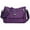 Style B- Purple, variant on Gustave Crossbody Bag for Women Waterproof Nylon Shoulder Messenger Bag Casual Multi-Pockets Purse Handbag (Gray)