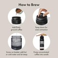 thumbnail image 3 of OXO Brew Rapid Brewer - Cafetera port&aacute;til, r&aacute;pida manual caliente y fr&iacute;a, peque&ntilde;a cafetera de mano, cafetera compacta de viaje, 3 of 13
