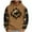 A-Khaki, variant on DODADAWANJ Aztec Hoodies for Men Elk Print Hooded Pullover Big and Tall Color Block Casual Sweatshirts for Camping Tracking XL
