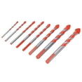 thumbnail image 3 of Drill Bit Set Multi Purpose Bits Accessory for Ceramic Tile Concrete Glass Drilling(8Pcs ), 3 of 14