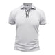 thumbnail image 4 of pstuiky camiseta de hombre, Camisa informal de manga corta con botones y cuello vuelto para hombre ropa de hombre m, 4 of 8