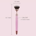 thumbnail image 5 of Tracy's Dog Electric Makeup Brush, Loose Powder Brush Massage Vibrating Blush Brush, 10 Vibration Modes, Pink, 5 of 5