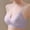 Purple, variant on Jelly Bras Plus Size Thin Strap Breathable Bralettes Wireless Seamless Racerback Soft Daily Lingerie