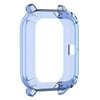 (TENVOLTS)Half Pack TPU Case Cover Shell for Amazfit GTS Smartwatch (Clear Blue)