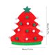 thumbnail image 3 of Gorro de Navidad con diseño de árbol tres dimensional | Material de tela suave y duradero | Accesorio festivo para fiestas y reuniones, 3 of 6