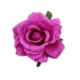 thumbnail image 1 of Zhuge Horquillas elegantes con forma de rosa para el pelo, accesorios de decoración para el pelo de novia, disfraz de Hanfu, tocados para fiestas, bodas y el día de la madre, color morado y rojo, 1 of 4