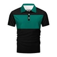 thumbnail image 4 of Fnooota Mens Polo Shirts with Collar, Casual Summer Pullover Workout Short Sleeve Shirts Black Size 2XL, 4 of 4