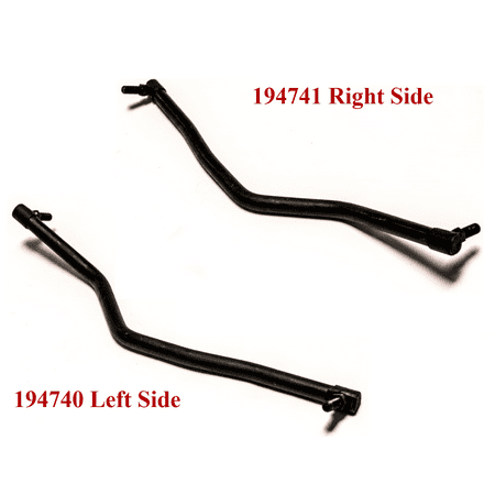 Alloy Steering Links - Hand Steering Drag Links 194740 LEFT and 194741 RIGHT for Craftsman Husqvarna