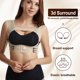 thumbnail image 3 of Corrector de pecho para mujer, sujetador de soporte para espalda y pecho, moldeador de cuerpo, chaleco con tirantes en forma de X, top moldeador de cuerpo, 3 of 5