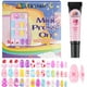 thumbnail image 1 of Press on Nails EBANKU Kids, funda completa, corta, falsa, 78 unidades, 1 of 7
