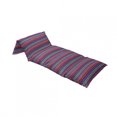 thumbnail image 4 of East Floor Pillow Lounger Cover, Geometric Abstract Pattern on Horizontal Colorful Stripes Doodle Style Retro, Nap Mat Printed Fabric Case for 5 Pillows, 88" x 27", Multicolor, by Ambesonne, 4 of 5