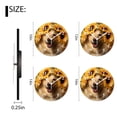 thumbnail image 2 of Quality Quartz Silent Non-Ticking Wall Clock Battery Operated Round Easy to Read clock for Home-Border Collie Sunflower Field Funny Animal Drawing(14inch), 2 of 4