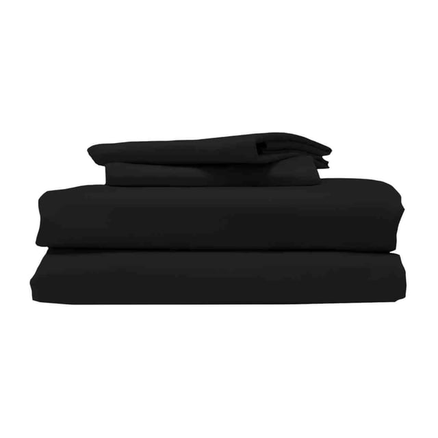 Juego de Sabanas Polo One Solid Tamaño Queen Size Color Negro