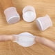 thumbnail image 3 of 4 piezas de silicona para patas de silla, calcetines de fieltro antideslizantes para mesa, cubierta para pies de suelo, patas niveladoras para muebles, almohadilla protectora para el suelo, decoraci, 3 of 5