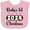 AD-Pink, variant on Inktastic Babys 1st Christmas 2025 Boys or Girls Baby Bib