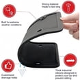 thumbnail image 4 of Junqi 2Pcs Black Silicone License Plate Frames, 31cm*16cm*4cm, 4 of 6