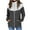 Dark Gray, variant on ATOYSOY Zipper Up Stand Collar Winter Loose Thicken Jackets with Pockets for Women Solid Color Tops Workout Trendy Long Sleeve Coat Casual Sweatshirts Brown M