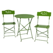 River Cottage Gardens 761206lime Lime Green Steel Bistro Table Set