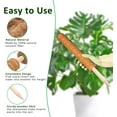 thumbnail image 6 of 4 Pack 17 Inch Stackable Moss Pole for Plants, Coconut Coir Plant Support Stakes for Indoor Climbing Plants, 6 of 6