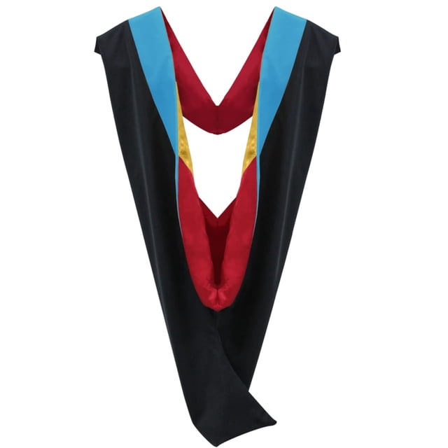 Hood Cappe Diem Master Graduation Deluxe con albaricoque y salmón