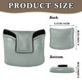 thumbnail image 2 of Haosy Antique Green Golf Mallet Putter Cover Strong Magnetic Leather Golf Club Headcover Closure, 2 of 7