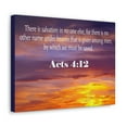thumbnail image 2 of Scripture Walls Salvation Acts 4:12 Bible Verse Canvas Christian Wall Art Ready to Hang Unframed, 2 of 18