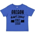 thumbnail image 3 of Inktastic Oregon Awesome Since 1859 Boys or Girls Toddler T-Shirt, 3 of 5