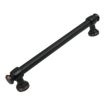 GlideRite 6-5/16 in. Center Euro Cabinet Bar Pull, Oil Rubbed Bronze