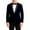 Navy, variant on Adam Baker Men's Velvet Dinner Jacket, One Button Tuxedo Jacket - Blazer with Satin Shawl Collar - Slim Fit Dinner Jackets for Men for Wedding & Prom