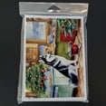 thumbnail image 3 of Siberian Husky Christmas Cookies Greeting Cards Pack of 8 7 in x 5 in, 3 of 3
