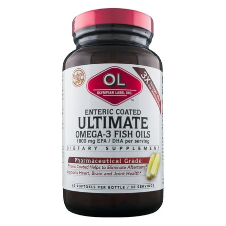 Olympian Labs Omega 3, Omega 3 g ultime Gélules, 60 Ct